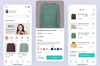 build marketplace app like amazon, etsy, ebay for android and ios