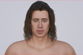 do 3d character modeling 3d realistic character 3d metahuman character
