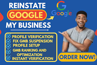 setup reinstate suspended google my business profile gmb profile verification