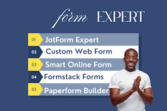 build smart custom forms using jotform, formstack, paperform, or fastfield