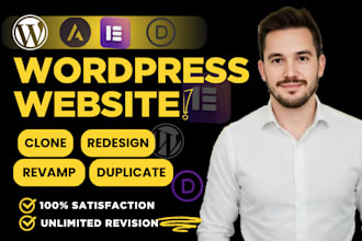 redesign wordpress website, design wordpress customize, edit, revamp website