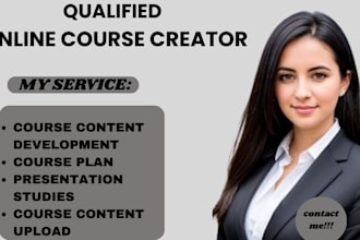 be your course website development content  creation outline lesson plan