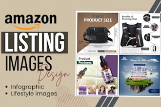 design amazon product listing pictures, premium amazon listing images design