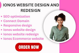 responsive ionos website design ionos eccommerce website redesign