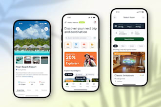 develop tourism app, travel app, city tour app, and hotel  booking app,