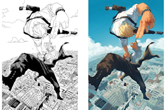 draw anime manga art manga panel comic manga page storyboard comic book artist