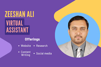 be your expert virtual assistant for digital, ai content, and business support