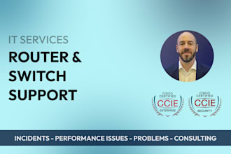 troubleshoot and support your network router or switch