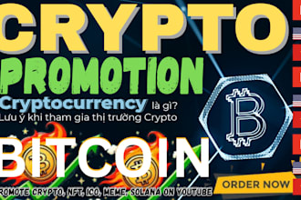 promote your crypto or meme project on youtube channel, bitcoin promotion