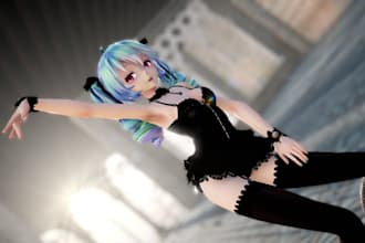 create a custom mmd model, sfm, vrchat, 3d modelling for you