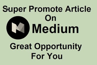 do viral promotion for your medium article