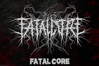 design death metal logo for your brand