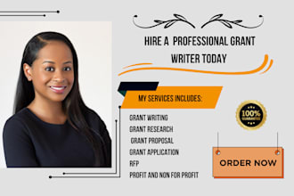 do grant research, grant proposal, apply for grant, grant application for you