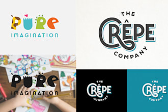 design  business custom hand lettering font, typography, hippie, funky logo