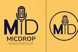 design a custom logo for a podcast