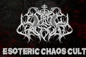 create extreme ,brutal or death metal logo for you