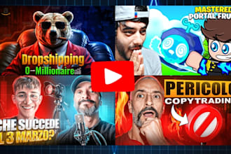 design attractive clickbait amazing youtube thumbnail in 3hr