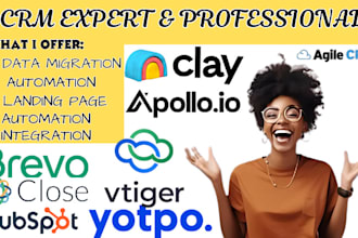 setup automate close yotpo sms apollo io clay crm pipedrive hubspot crm zoho one