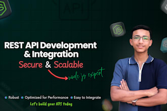 develop rest apis and web services for API integration