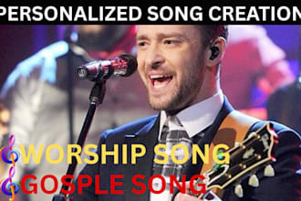 sing your spiritinspired christian music gospel song and worshiping