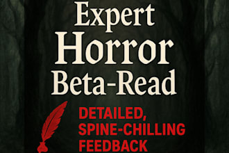 beta read your horror short story with expert feedback