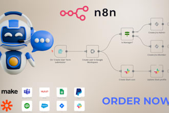 do n8n automation ai agent workflow setup zapier API integration make com vapi