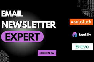 do email newsletter copywriting for beehiiv, substack, brevo