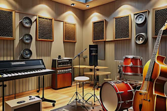be your male singer for pop, rnb, edm vocal, metal, cover or chorus vocalist