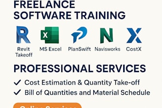 do cost estimation, quantity takeoff, bill of quantities and material schedule
