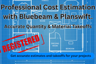 do quantity and material takeoff, cost estimation with bluebeam and planswift