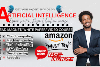 write ebook on artificial intelligence, cyber security, technical writing course