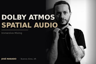 professionally mix your song in dolby atmos spatial audio