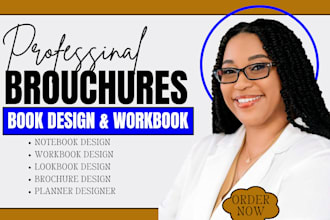 design leaflets, brochures, workbooks, worksheet, lead magnet, checklist, layout