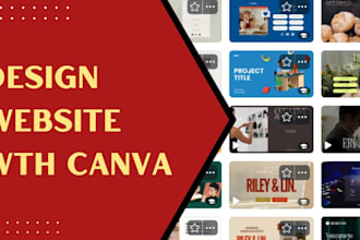 design canva website, canva landing page