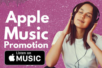 do the best viral apple music promotion to organic listeners