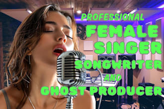 be a female songwriter ghost producer reggae rock jazz opera jingle singer