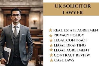 be your UK solicitor to assist in law articles, blogs, legal research,case laws