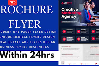 do business flyer marketing one pager leaflet poster corporate graphics design