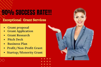 write grant proposal grant research application rfp business plan