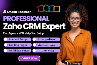 setup zoho crm, zoho one, zoho email campaign, zoho marketing automations, form