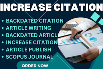 increase google scholar citation, backdated citation article publishing