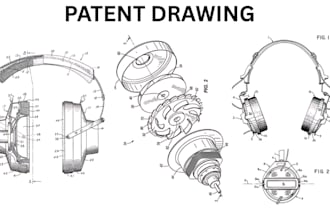 do patent drawing uspto technical drawing product design utility illustration