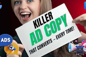 write killer ad copy for your facebook and google ad