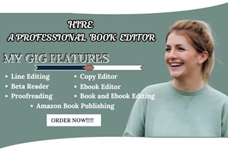 do book editing, alpha read, line edit for non fiction book kdp book formatting