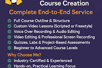 create custom linux and cybersecurity courses