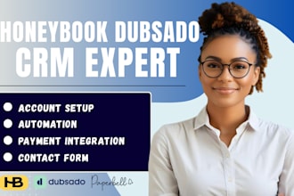 set up and automate your CRM in honeybook dubsado paperbell 17hats suite