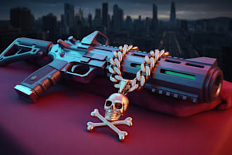 create custom fivem chain model, gun, cloth,fivem developer, fivem map, ped