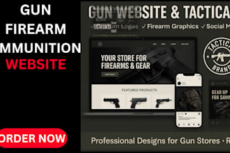 design gun website, gun, firearm, firearm and ammunition website