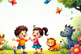 design children picture book children story book kids book cover