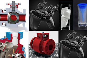 create realistic 3d unboxing animation keyshot solid works vfx for your product